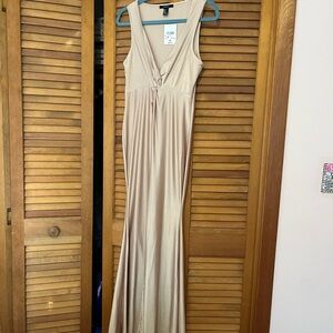 Forever 21 Gold Maxi Dress
